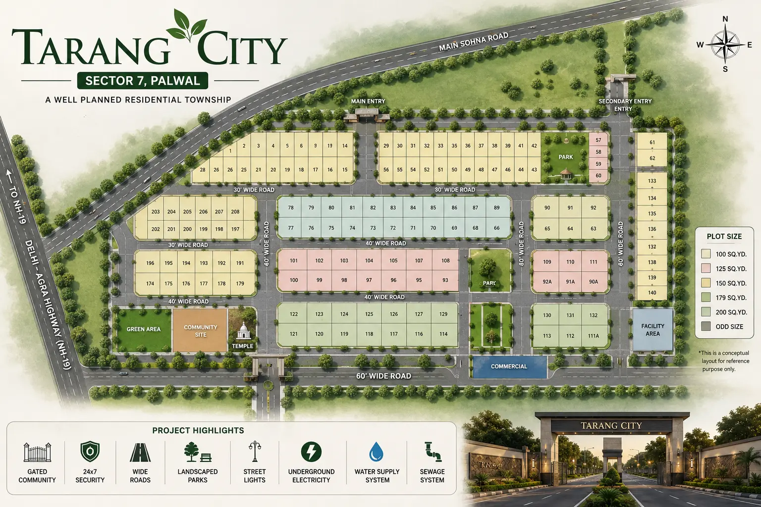 Tarang City, Sector 7, Palwal